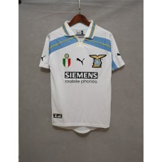 Lazio 00/01 Away White Soccer Jersey